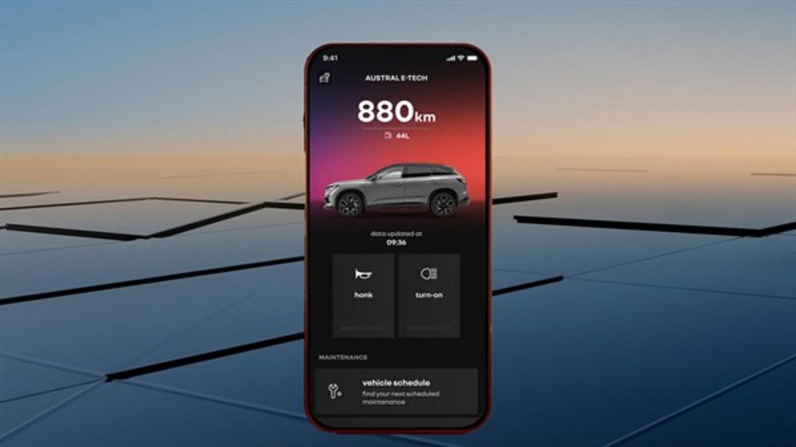 sõiduki kaughaldus My Renault abil